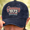 Casquette De Baseball En Jean Délavé Personnalisée – Cadeau Pour Homme, Soi-Même – La Classe N'a Pas D'Âge