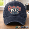 Casquette De Baseball En Jean Délavé Personnalisée – Cadeau Pour Homme, Soi-Même – La Classe N'a Pas D'Âge