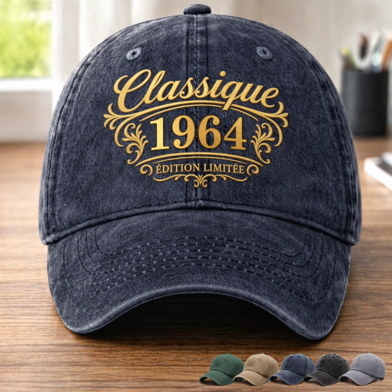 Casquette De Baseball En Jean Délavé Personnalisée – Cadeau Pour Homme, Soi-Même – Expérience, Style Et Caractère
