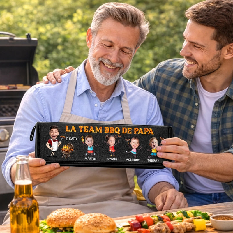 Kit de barbecue personnalisé – Cadeau pour Papa – La Team BBQ de Papa