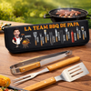 Kit de barbecue personnalisé – Cadeau pour Papa – Attention, Expert En Grillades
