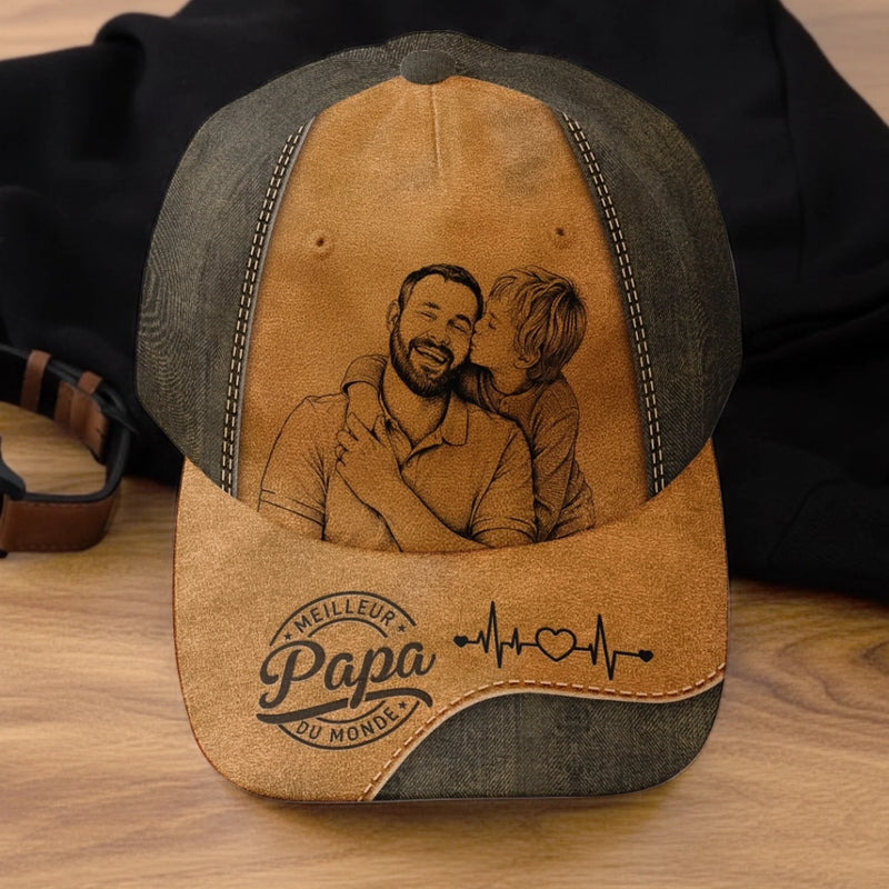 Casquette Classique Personnalisée – Cadeau Pour Papa, Papi – Champion des Papas