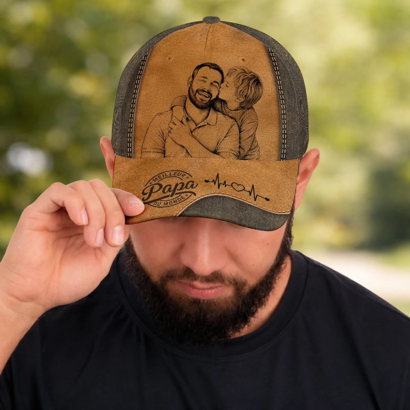 Casquette Classique Personnalisée – Cadeau Pour Papa, Papi – Champion des Papas