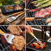 Kit de barbecue personnalisé – Cadeau pour Papa – Ici, C’est Papa Le Chef