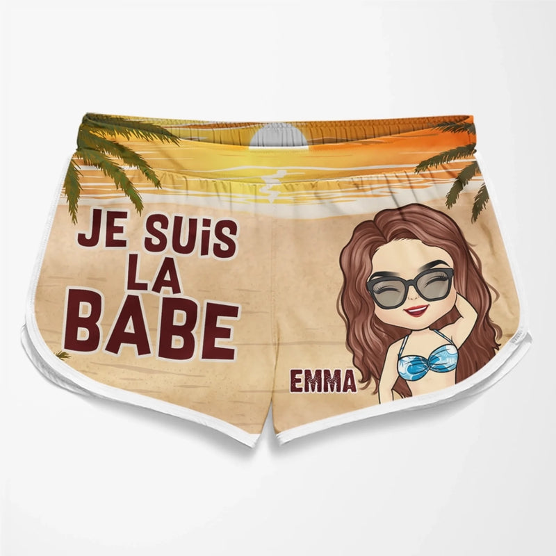 Shorts de Bain Personnalisé – Cadeau pour Couple – La Belle et le Chanceux