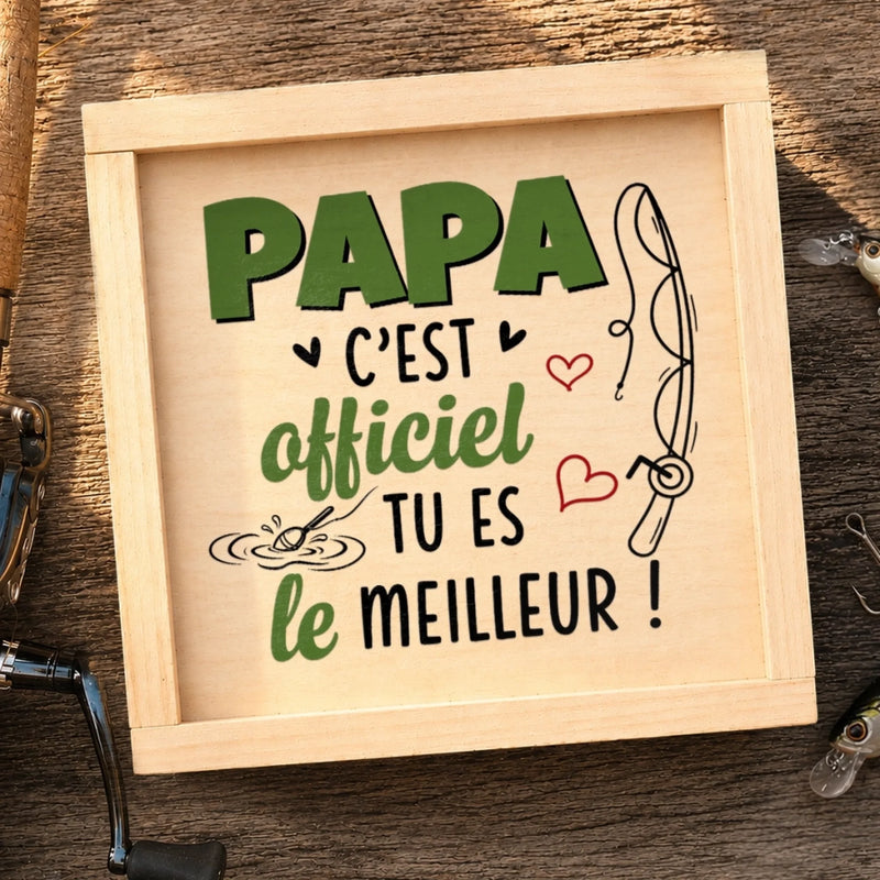 Leurre de pêche Personnalisé – Cadeau pour Papa, Papy – Journées au lac : les meilleures journées