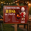 Panneau Métallique Personnalisé avec Photo – Cadeau Pour Papa, Papy  – Complètement Bourré