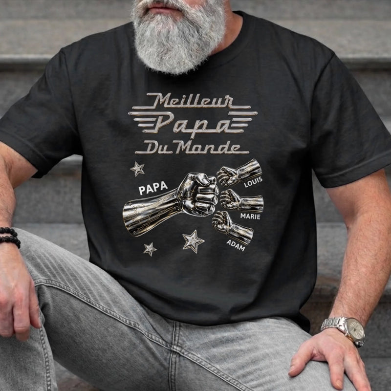 T-shirt unisexe, Hoodie personnalisé – Cadeau pour Papa, Papy – Personne n'est plus cool que papa
