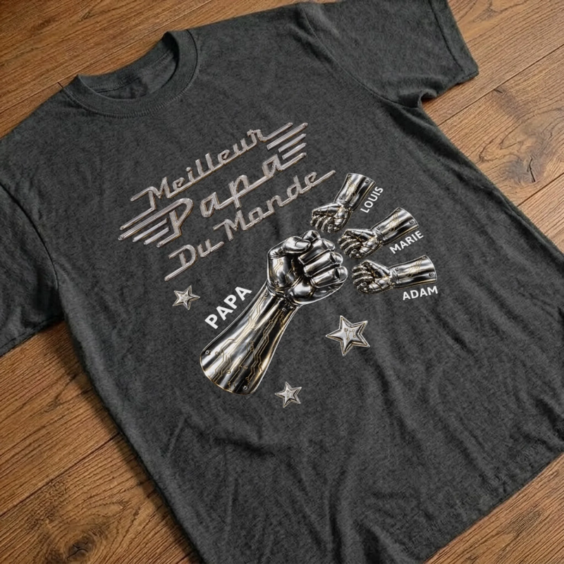 T-shirt unisexe, Hoodie personnalisé – Cadeau pour Papa, Papy – Personne n'est plus cool que papa