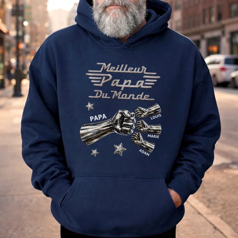 T-shirt unisexe, Hoodie personnalisé – Cadeau pour Papa, Papy – Personne n'est plus cool que papa