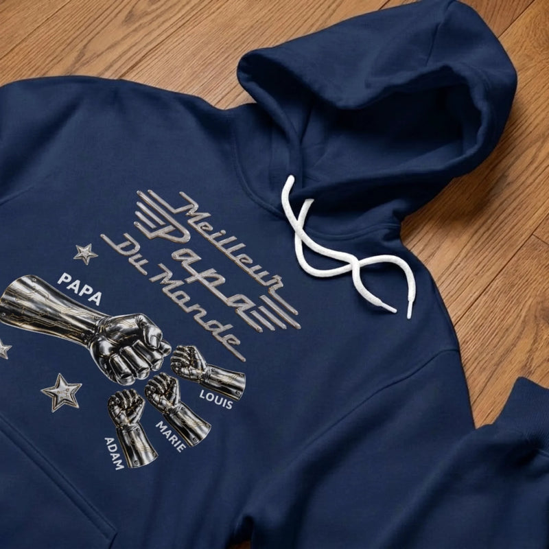 T-shirt unisexe, Hoodie personnalisé – Cadeau pour Papa, Papy – Personne n'est plus cool que papa