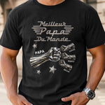 T-shirt unisexe, Hoodie personnalisé – Cadeau pour Papa, Papy – Personne n'est plus cool que papa