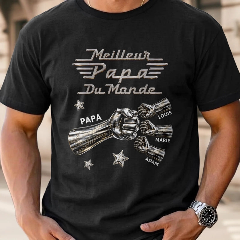 T-shirt unisexe, Hoodie personnalisé – Cadeau pour Papa, Papy – Personne n'est plus cool que papa