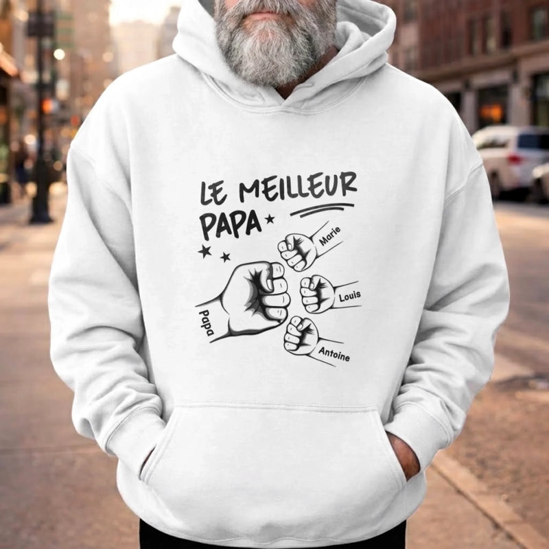 T-shirt unisexe, Hoodie personnalisé – Cadeau pour Papa, Papy – L'équipe de papa pour toujours
