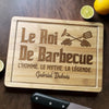 Planche à Découper Personnalisée - Cadeau Pour Homme - Le Roi Le Barbecue