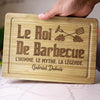 Planche à Découper Personnalisée - Cadeau Pour Homme - Le Roi Le Barbecue