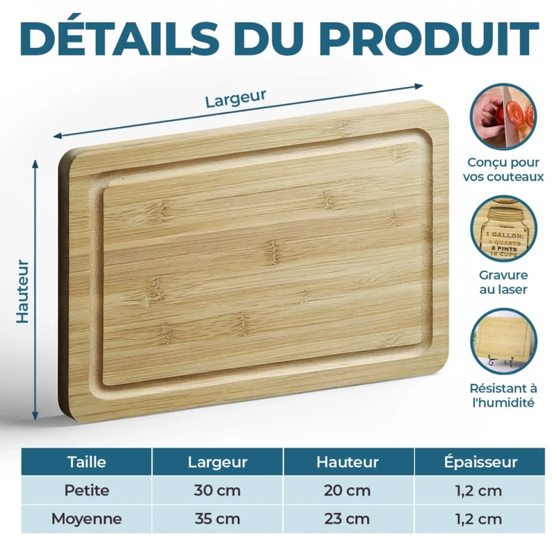 Planche à Découper Personnalisée - Cadeau Pour Homme - Le Roi Le Barbecue