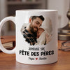 Mug Personnalisé Avec Photo – Cadeau Fête des Pères pour Papa – Le seul jour heureux de papa