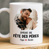 Mug Personnalisé Avec Photo – Cadeau Fête des Pères pour Papa – Le seul jour heureux de papa