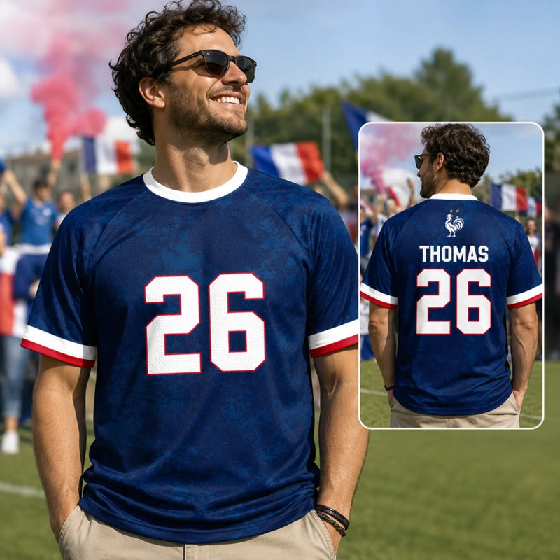Maillot de foot personnalisé – Cadeau pour fan de football – Portez votre passion à chaque match
