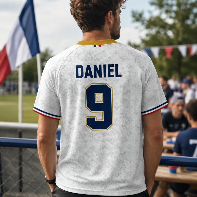 Maillot de foot personnalisé – Cadeau pour fan de football – Passion pour le football