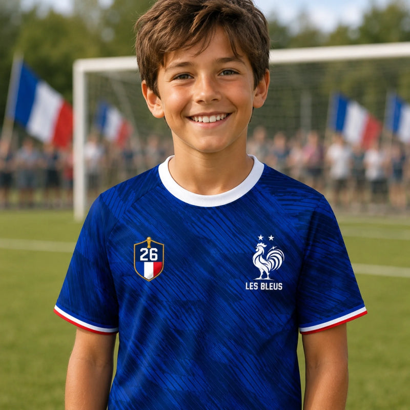 Maillot de foot personnalisé – Cadeau pour fan de football – La vie est faite d'imprévus, le foot aide