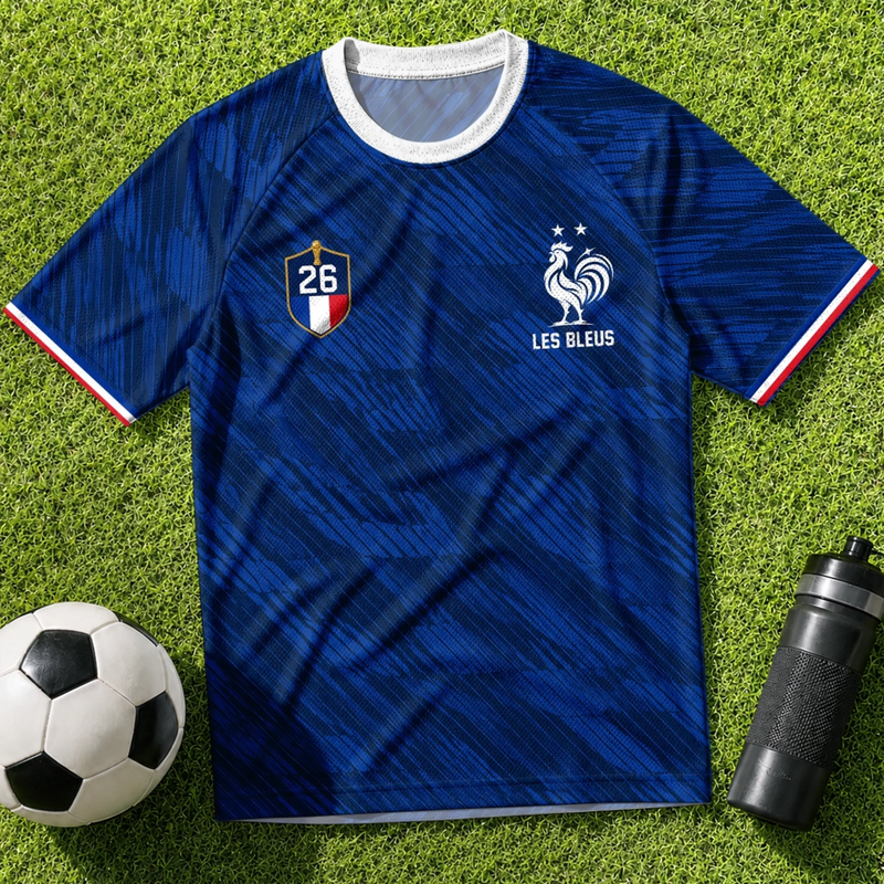 Maillot de foot personnalisé – Cadeau pour fan de football – La vie est faite d'imprévus, le foot aide