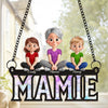 Ornement Attrape-Lumière De Fenêtre Personnalisé – Cadeau Pour Mamie, Maman - Les câlins de Mamie sont les meilleurs