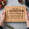 Planche à Découper Personnalisée - Cadeau Pour Papa, Papy - Le Patron Du Barbecue
