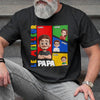 T-shirt unisexe, Hoodie personnalisé – Cadeau pour Papa, Papi – La maison est là où est Papa