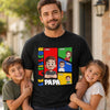 T-shirt unisexe, Hoodie personnalisé – Cadeau pour Papa, Papi – La maison est là où est Papa