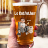 Verre à bière Personnalisé – Cadeau pour Propriétaires D’animaux, Amoureux des Animaux – Tous les chats pensent que je suis génial