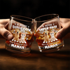 Verre À Whisky Personnalisé – Cadeau pour Propriétaires D’animaux, Amoureux des Animaux – Mon cœur, ma famille