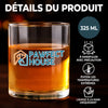 Verre À Whisky Personnalisé – Cadeau pour Propriétaires D’animaux, Amoureux des Animaux – Mon cœur, ma famille