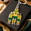 Porte-clés en Acrylique Personnalisé – Cadeau pour fan de football – l'équipe ultime