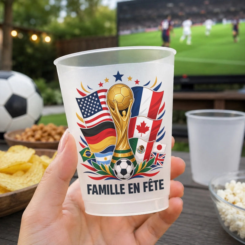 Gobelet personnalisé - Cadeau Pour Fan de Football – Une équipe, une nation, une victoire