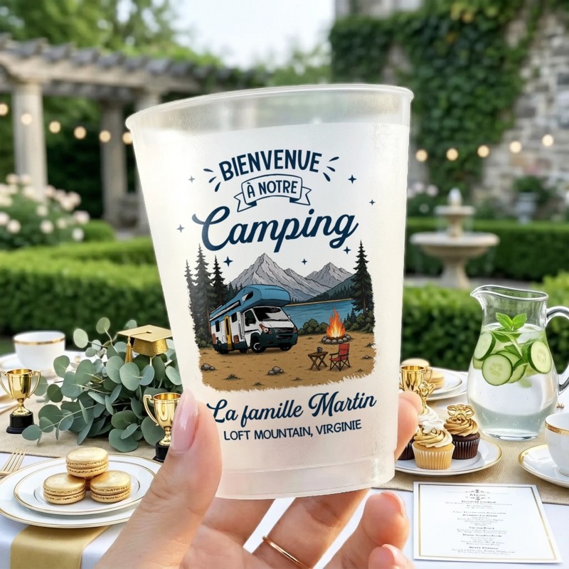Gobelet personnalisé - Cadeau Pour Amoureux Du Camping - Voyage Incroyable