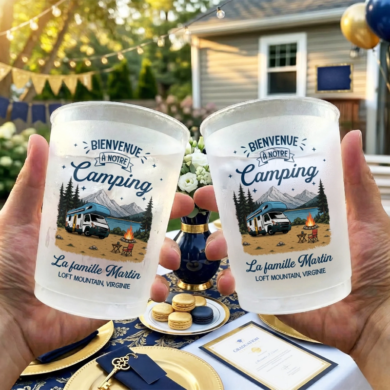 Gobelet personnalisé - Cadeau Pour Amoureux Du Camping - Voyage Incroyable
