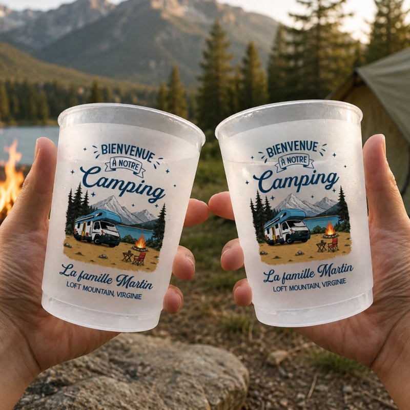 Gobelet personnalisé - Cadeau Pour Amoureux Du Camping - Voyage Incroyable