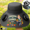 Chapeau Solaire avec Ventilateurs Personnalisé – Cadeau Pour Jardiniers, Amoureux Des Plantes – Les Souvenirs Nous Gardent Proches