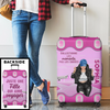 Housse de Valise Personnalisée – Cadeau pour Femme – Là Est Ma Place