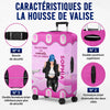 Housse de Valise Personnalisée – Cadeau pour Femme – Là Est Ma Place