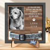 Plaque Commémorative Personnalisée avec Photo - Cadeau Commémoratif pour Propriétaire d’Animal - Je t'ai aimé toute ta vie
