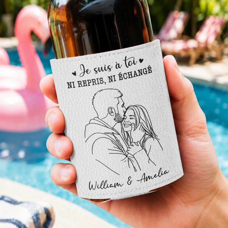 Porte-canette Isotherme Personnalisé avec Photo – Cadeau pour Couple, Mari et Femme – Je Veux Passer Ma Vie À Tes Côtés