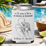 Porte-canette Isotherme Personnalisé avec Photo – Cadeau pour Couple, Mari et Femme – Je Veux Passer Ma Vie À Tes Côtés