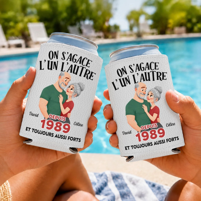 Porte-canette Isotherme Personnalisé – Cadeau pour Couple, Mari et Femme – Tu es ce que j'ai de meilleur en moi
