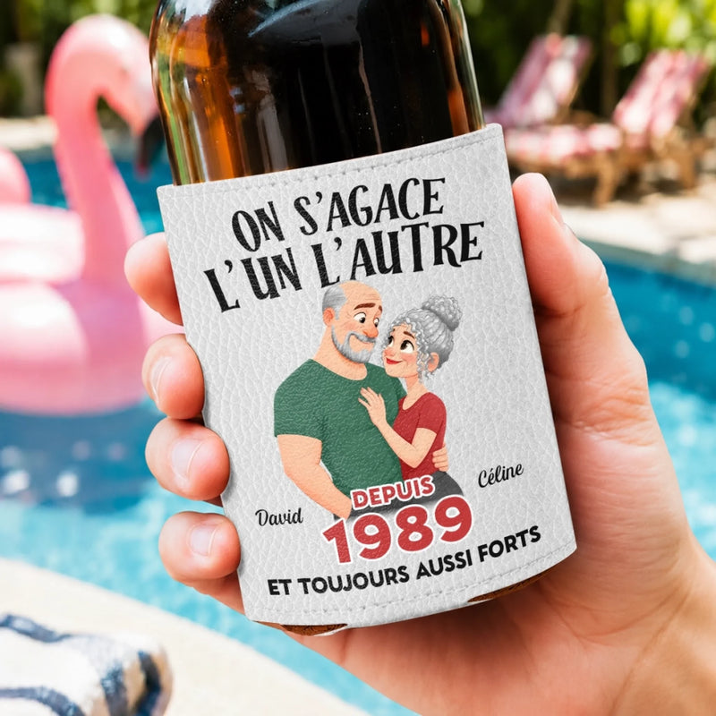 Porte-canette Isotherme Personnalisé – Cadeau pour Couple, Mari et Femme – Tu es ce que j'ai de meilleur en moi
