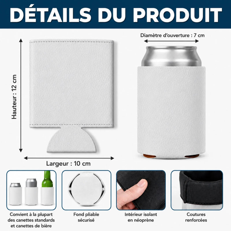 Porte-canette Isotherme Personnalisé – Cadeau pour Couple, Mari et Femme – Tu es ce que j'ai de meilleur en moi