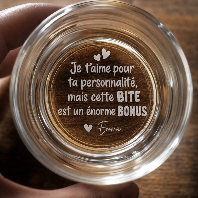 Verre À Whisky Personnalisé – Cadeaux D’Anniversaire Et De Mariage Pour Mari Et Femme – Ta Personnalité… et Ce Bonus