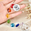 Attrape-Soleil en Cristal Personnalisé avec Photo – Cadeau Commémoratif pour Amoureux des Animaux – À Jamais Aimé, À Jamais Regretté